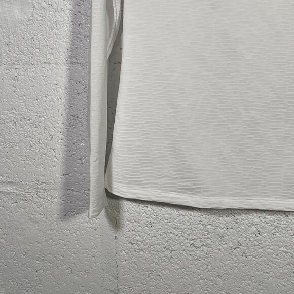 Prince Women's Match 1/4 Zip textured Tennis Top White small - Picture 6 of 8